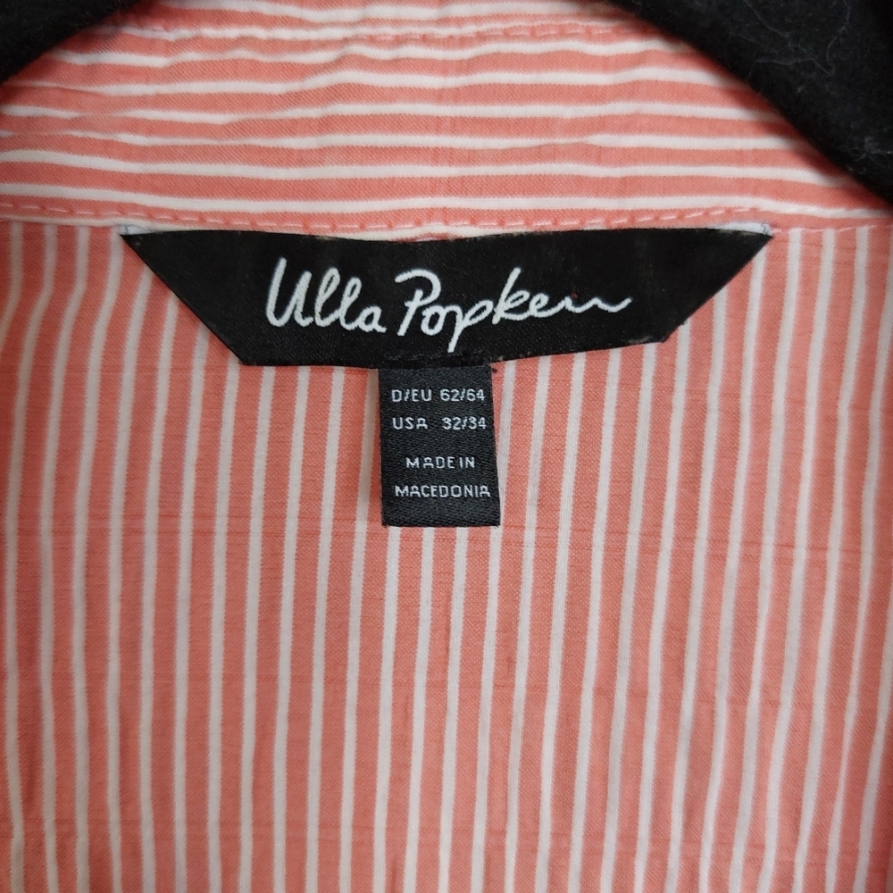 Ulla Popken Textured Stripe Button Front Blouse‎ Size 32/34 - Picture 6 of 12